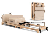 Powertrain Selina Pilates Reformer Machine Wooden Folding Multifunctional Home Gym PLT-JYI-F2W-BE