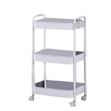 3 Tier Utility Rolling Cart with Caster Wheels Movable Multifunctional Storage Cart for Kitchen V1294-YM0901-3117240235111
