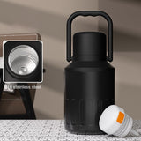Insulated Gallon Jug with Handle 8.44*3.93in, 1L Stainless Steel Large Double Vacuum Water Bottle V1192-AZ-W-29429