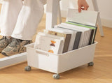 Storage Basket Roller Basket Premium PP Sturdy Portable Movable Easy Storage Large Capacity V1294-YM0703-3117230132111