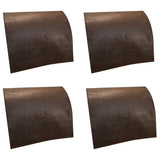 4X Non-Slip Faux Leather Headrest Protector for Recliner Chair,Headrest Cover Coffee Color V1369-AZ3-W-08496