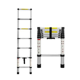 Traderight Multipurpose Ladder Telescopic 2M Silver 2 Meter HW0076-2M_NZ