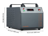 Industrial Chiller, CW-3000, 80W Air-Cooled Industrial Cooler Cooling System with 12 L V952-GYLSJFLS12L19G97PV3