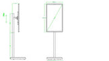 Portable Movable Smart Screen 27 Inch V1005-9369998535200