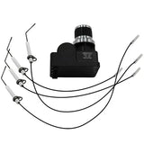 4 Outlet AA Battery Grill Ignition Kit with Ceramic Electrodes for Blackstone 28 Inch Griddles, V1189-LC-HW-00446