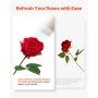 60-Piece Bulk Artificial Red Foam Roses, Real-Looking Faux Flower Stems for DIY Wedding Bouquets, V767-VVR-RZMGHSHS60PCJZU97001V0