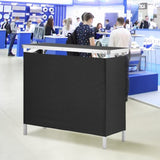 Folding Portable Bar Table, Tradeshow Podium Table for Indoor, Outdoor, Party, Picnic, Exhibition, V952-LSZST20ZDSZJN1VEHV0