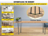Hairpin Table Legs Heavy Duty Steel 3 Rod Furniture Legs for DIY Tables Desks Benches and Home V767-VVR-TZZT4PCS30YC3G001V0