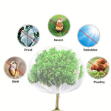 Fruit Tree Netting Cover with Zipper - Plastic Mesh Bird and Insect Protection for V888-ELOSUNG57028-8