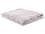 Artiss Rug 200x290cm Area Rug Washable Mat Large Carpet Microfiber Ripple FLR-JAC01-200X290-WH
