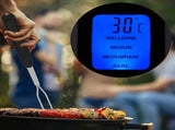 Digital Meat Thermometer Fork, Fast Read Grill Thermometer with LED Display and Stainless Steel V1188-WTJ-QDH-01573