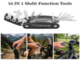 16-in-1 Bike Repair Tool Kit Multi-Function, Lightweight & Portable, Ideal for Mountain & Road V1366-AZ2-W-15122