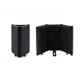 3 Panels Microphone Isolation Shield Mic Sound Absorbing Foam Reflector V63-848241