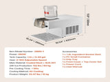 Snowflake Ice Machine, 60KG/24H Snowflake Ice Maker, Ice-Shaver Machine with Stainless Steel Blade, V952-JYNBJFL60KG2QMVKB001V3