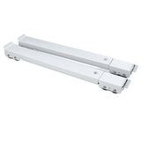 2pcs Washing Machine Mobile Roller Extendable Iron White 16 Wheels Low Noise High Load Bearing with V1294-YM0901-3113230334611