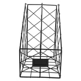 Black Desktop Magazine Rack and File Holder for Office, Home, and Household Organization V1366-AZ2-W-11346