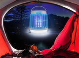 2pcs Solar and USB Mosquito Killer Camp Lamp Flashlight -Blue V1308-DSZKI-913-2