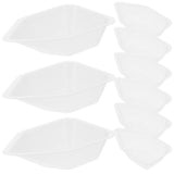 Home Use White PP Weighing Trays Lightweight for Mixing and Measuring 100Pcs V1369-AZ3-W-20019