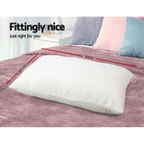 Giselle Bedding Memory Foam Pillow 19cm Thick Twin Pack MATTRESS-LUX-PILLOWX2