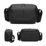 Black Gray Travel Cross-Body Bag High-Quality Cross-Body Bag Durable Travel Bag Organized V1347-127-GRA-09554