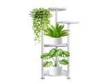 Levede Plant Stand Outdoor Indoor Flower White Medium UM1189-M-WH_NZ