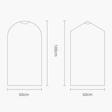 100 Disposable Dust Bags - 60X90Cm - Thick Pe Material - Transparent PRL-504980260DBT