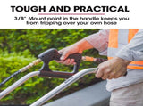 Jet-USA 21" Stainless Steel Pressure Washer Surface Cleaner with Yoke Handlebar, 3/8" Fitting, For V219-PRWCLNJT21SA