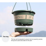 Garden Hanging Pot Plastic Hanging Flower Pot Plant Hanger with Hook V1294-YM0717-10171291