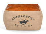 CHARLESTON POLO SQUARE OTTOMAN V742-M5996