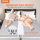 VEVOR Bed Bridge King Bed Converter Kit Metal Buckle and Storage Bag 75"L x 10"W V952-CQL75W10INCH8JTJSV0