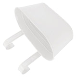 Hanging Flower Planter Iron Bucket Flower Pot Holder with Detachable Hook for Garden DecorWhite V1294-YM0901-3111210139011