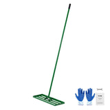 Lawn Leveling Rake, 30"x10" Level Lawn Tool, Heavy-duty Lawn Leveler with 78" Steel Extended Handle, V952-CPPZP1030000Q4VM8002V0