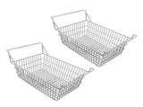 2pcs Freezer Baskets for Chest Freezer Household Wire Storage Basket Bins Organizer with High Low V1294-YM0710-3113230313011