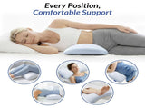 Inflatable Lumbar Support Pillow for Bed with Customized Lower Back Pain Relief & Support, Memory V1107-115-48720