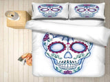 3Pcs/Set Distinctive Pattern Bedding Set Polyester Fiber Comfortable Quilt Cover Pillowcase V1294-YM0901-3117200097313