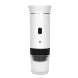 White Portable Espresso Coffee Machine - Universal 3-in-1 Capsule, Coffee Powder, and Espresso Maker V888-ELOSUNG12241