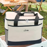 Portable Insulated Cooler Bag for Camping and Picnics, Durable Thermal Storage Tote, Blue V1188-MS-617-039