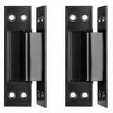 2pcs 4-Inch Concealed Door with Concealed Stainless Steel Wooden Door Concealed Door and Hinge V1366-AZ2-W-15690