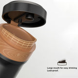 Insulated French Press Pot 320ml Outdoor Travel Portable Stainless Steel Insulated French Press Pot V1263-JX-7370