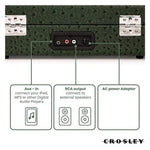 Crosley Cruiser Plus Bluetooth Turntable 3 Speed Ostrich Green V185-8005FOS4