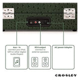 Crosley Cruiser Plus Bluetooth Turntable 3 Speed Ostrich Green V185-8005FOS4