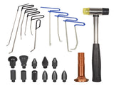 23pcs PDR Tools Push Rods Spring Stainless Steel Dent Repair Kit Dent Removal Rods Set for Car Minor V985-DENTRODSKIT