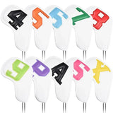 10PcSet Golf Iron Covers Golf Club Head Covers Wedges 4 - 9 V1308-DSZKI-937