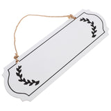 HOOWIFFY Unfinished Wood Plaque Blank White Sign for DIY Writing Decor V1189-WXFWAL-20260326-02180