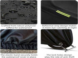 Heavy Duty PVC Motorcycle Cover 2XL/3XL for Weather Protection, for Rain, Snow, 530g Universal Fit V1259-DP01-A-2772