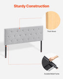 VEVOR Headboard, Full Headboard with Adjustable Height, Comfortable Diamond Tufted for Full V952-BDDCTBFULLW5EX1OJ002V0