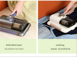 Visualized dust box Black Wireless UV Mite Remover Vacuum - 10000Pa Strong Suction, High Frequency V888-ELOSUNG53597
