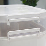 Boutique Retro Enameled First Aid Box for Medicine Storage and Home Decor with Lid and Removable V1192-AZ-W-15811