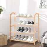 Levede Bamboo Shoe Rack Storage Wooden EA0221-80-4