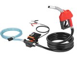 Fuel Transfer Pump 12V 15 GPM 1/4 HP Diesel Pump with Auto Fuel Nozzle V952-FBBMG15GPM14E8RUQV9